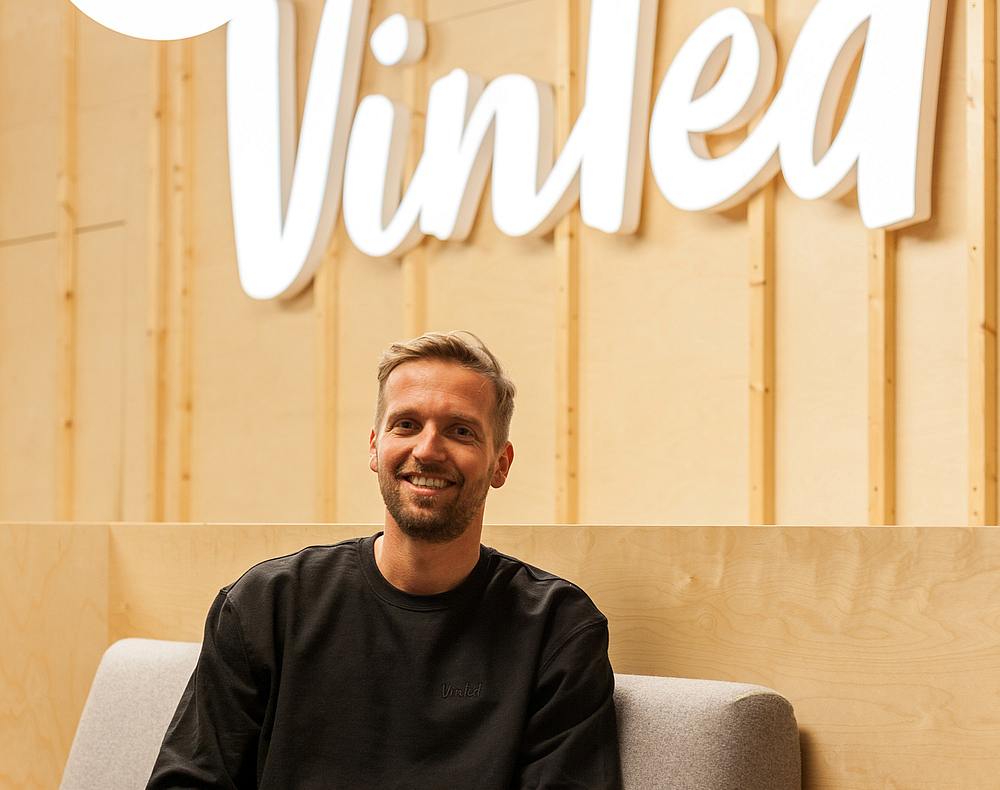 Thomas Plantenga, CEO of Vinted, at the company's headquarters in Vilnius, Lithuania November 25, 2019. u00e2u20acu201d Vinted-Investment handout via Reuters