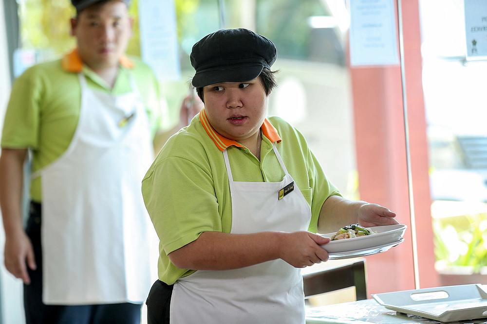 The Ray of Hope cafe provides sheltered employment to trainees who suffers from learning disabilities. u00e2u20acu201d Picture by Farhan Najib