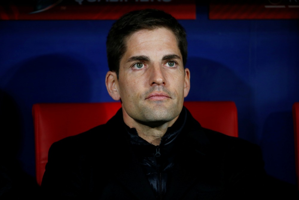 Spain coach Robert Moreno is seen during the match against Romania November 19, 2019. u00e2u20acu2022 Reuters pic