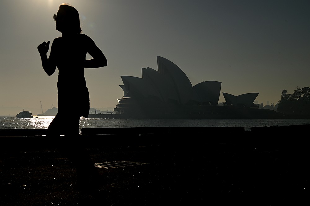 The Sydney Opera House is seen as a smoke haze hits Sydney, Australia November 19, 2019. u00e2u20acu201d AAP Image/Joel Carrett via Reuters