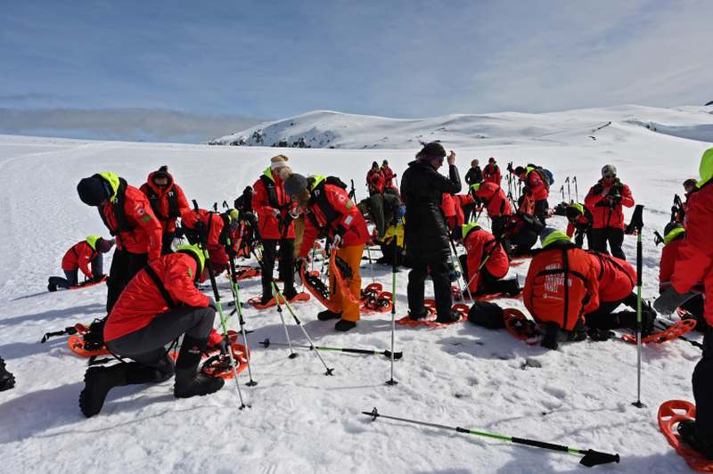 Tourists visiting Half Moon island, Antarctica. u00e2u20acu2022 AFP pic