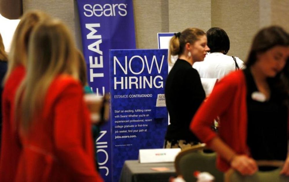 Recruiters and job seekers are seen at a job fair in Golden, Colorado, June 7, 2017. u00e2u20acu201d Reuters pic