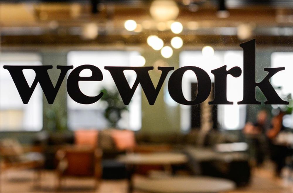 A WeWork logo is seen at a WeWork office in San Francisco, California, September 30, 2019. u00e2u20acu201d Reuters pic
