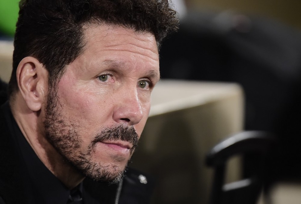 Atletico Madridu00e2u20acu2122s coach Diego Simeone is seen during the La Liga match with Villarreal at La Ceramica stadium in Villarreal December 6, 2019. u00e2u20acu201d AFP pic