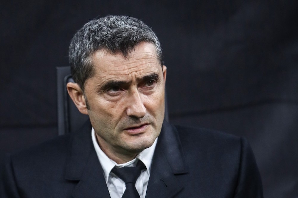 Barcelonau00e2u20acu2122s coach Ernesto Valverde attends the Uefa Champions League Group F match with Inter Milan at the San Siro stadium in Milan December 10, 2019. u00e2u20acu201d AFP pic