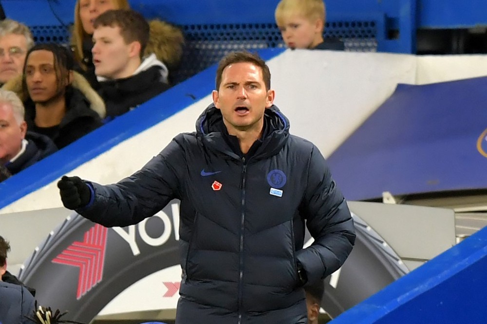 Chelseau00e2u20acu2122s head coach Frank Lampard gestures during the Premier League match with Bournemouth at Stamford Bridge in London December 14, 2019. u00e2u20acu201d AFP pic