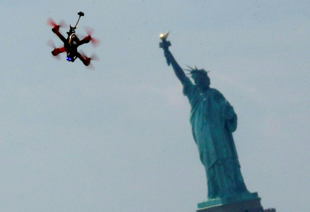 US regulators have unveiled a proposal to require privately operated drones to use remote identification u00e2u20acu201d a kind of electronic licence plate u00e2u20acu201d as part of efforts to ensure airspace safety. u00e2u20acu201d AFP pic