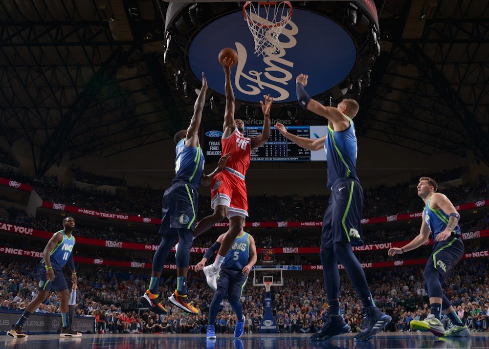 Harrison Barnes of the Sacramento Kings shoots the ball against the Dallas Mavericks at the American Airlines Centre in Dallas, Texas December 8, 2019. u00e2u20acu201d AFP pic