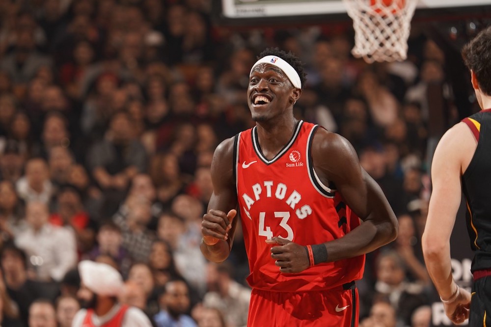 Pascal Siakam of the Toronto Raptors reacts during the game against the Cleveland Cavaliers at the Scotiabank Arena in Toronto December 16, 2019. u00e2u20acu201d AFP pic