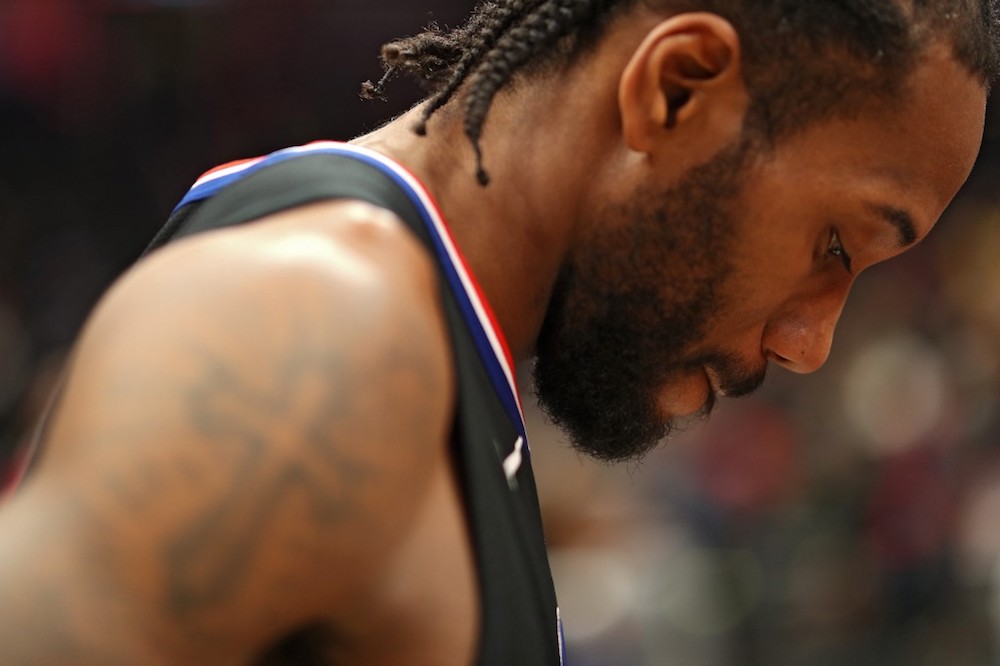 Kawhi Leonard of the Los Angeles Clippers looks on after defeating the Washington Wizards at Capital One Arena in Washington December 8, 2019. u00e2u20acu201d AFP pic