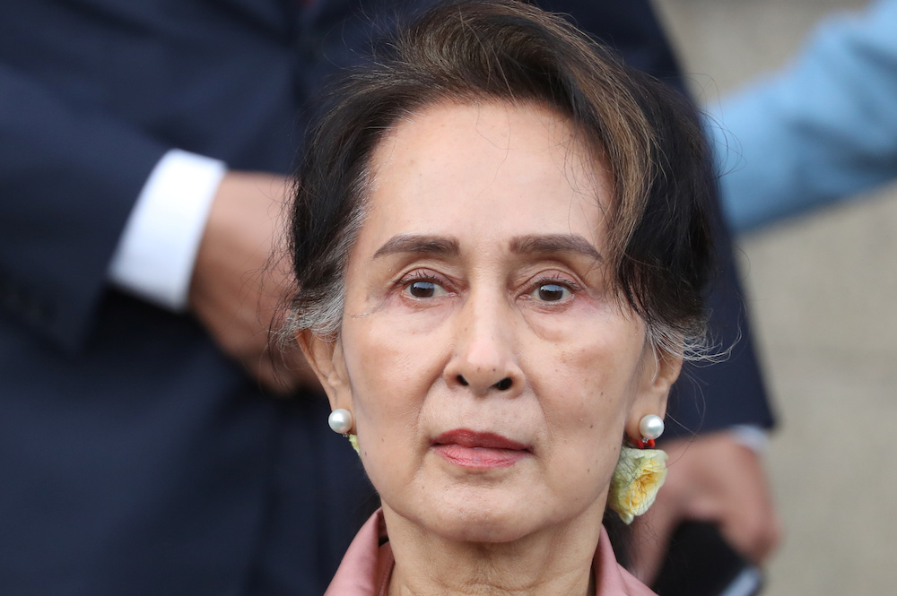 Myanmar's leader Aung San Suu Kyi leaves after attending a hearing at the International Court of Justice (ICJ) in The Hague December 10, 2019. u00e2u20acu201d Reuters pic