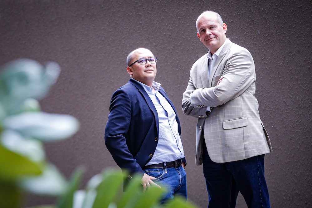 Leonard Theng and Michael van Ommen are the dynamic duo behind hospitality consultancy and management company Filoxenia White Label. u00e2u20acu201d Picture by Hari Anggara