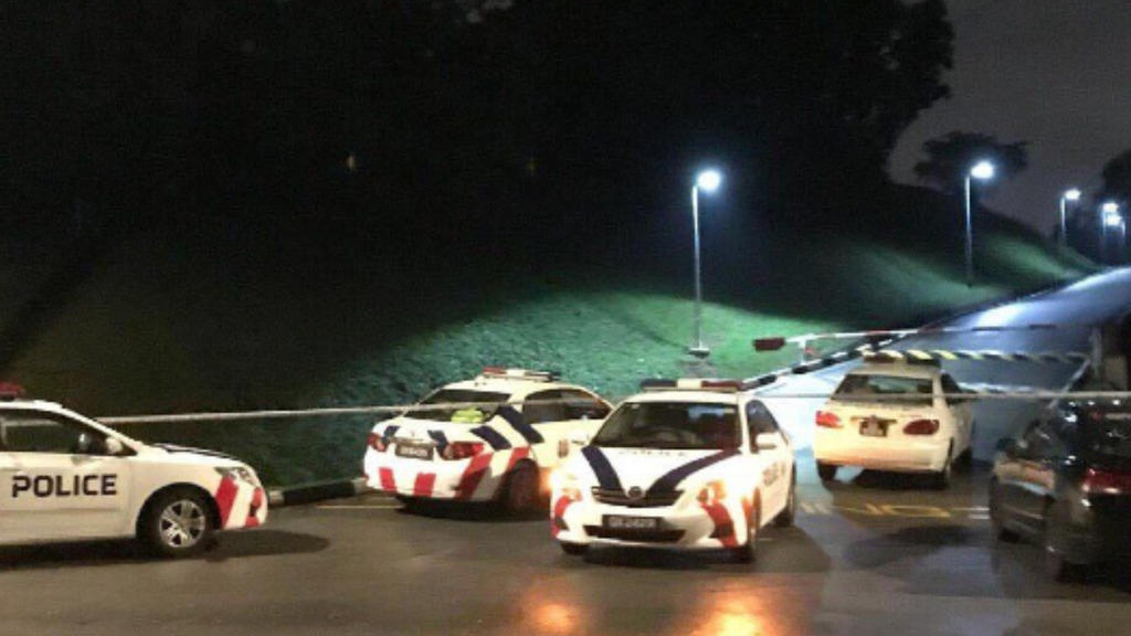 A picture circulating on social media of the incident at the Nanyang Technological University.nu00e2u20acu201d Social media pic via TODAY