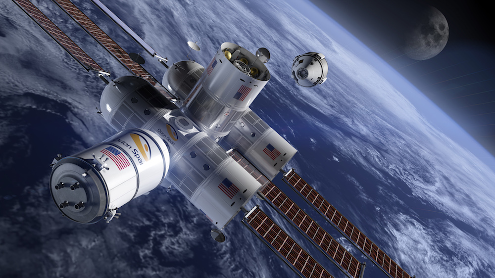 A rendition of the Aurora Station space hotel is seen in this handout promotional image. u00e2u20acu201d Handout picture courtesy of Orion Span via Reuters