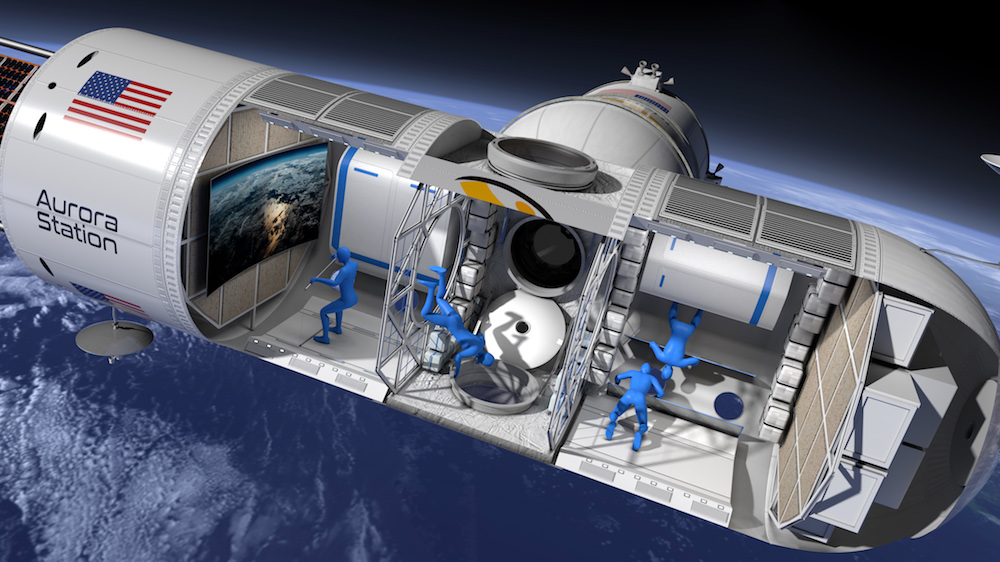 A section of the Aurora Station space hotel is seen in this handout promotional image. — Handout picture courtesy of Orion Span via Reuters
