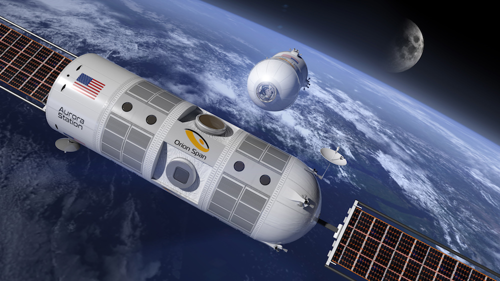 A rendition of the Aurora Station space hotel is seen in this handout promotional image. — Handout picture courtesy of Orion Span via Reuters