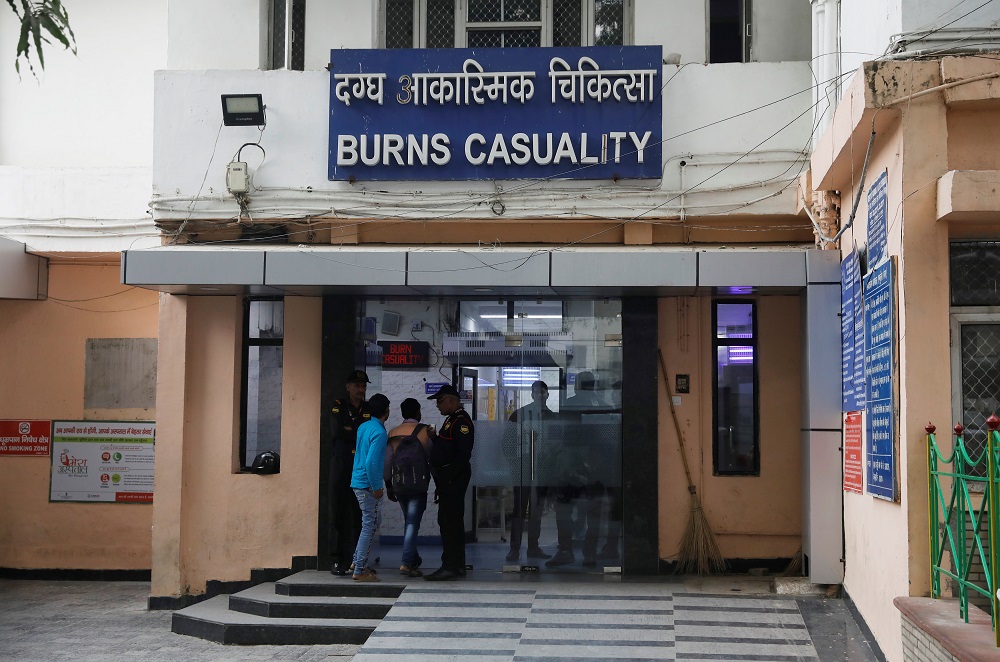 The burns casualty ward of a hospital where a 23-year-old rape victim, who was set ablaze by a gang of men, including the alleged rapist, is being treated, is pictured in New Delhi December 6, 2019. u00e2u20acu201d Reuters pic