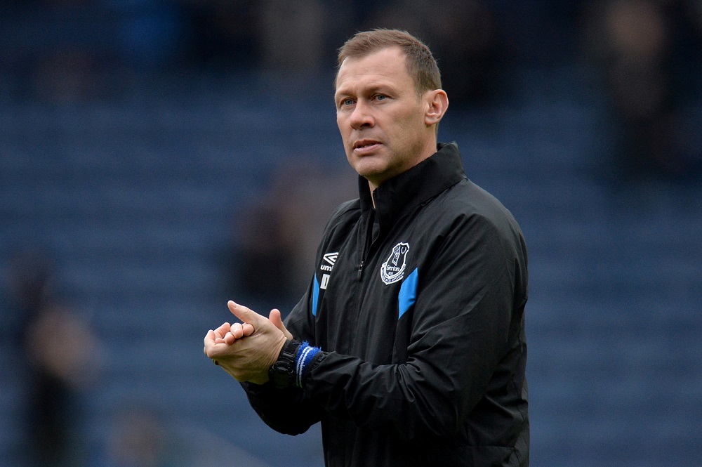 Everton coach Duncan Ferguson before the match against West Bromwich Albion at The Hawthorns in West Bromwich December 26, 2017. u00e2u20acu201d Reuters pic