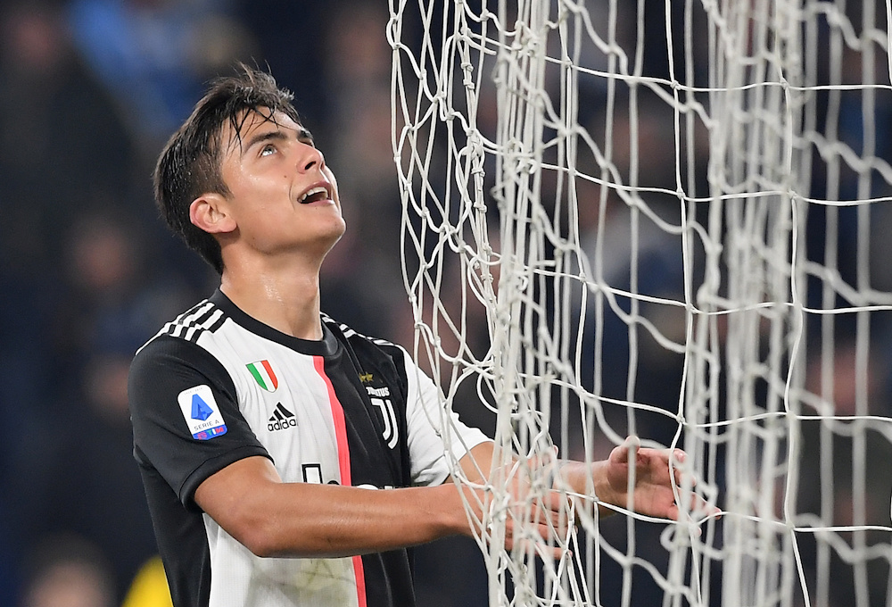 Juventusu00e2u20acu2122 Paulo Dybala reacts during the Serie A match with Lazio at Stadio Olimpico in Rome December 7, 2019. u00e2u20acu201d Reuters pic