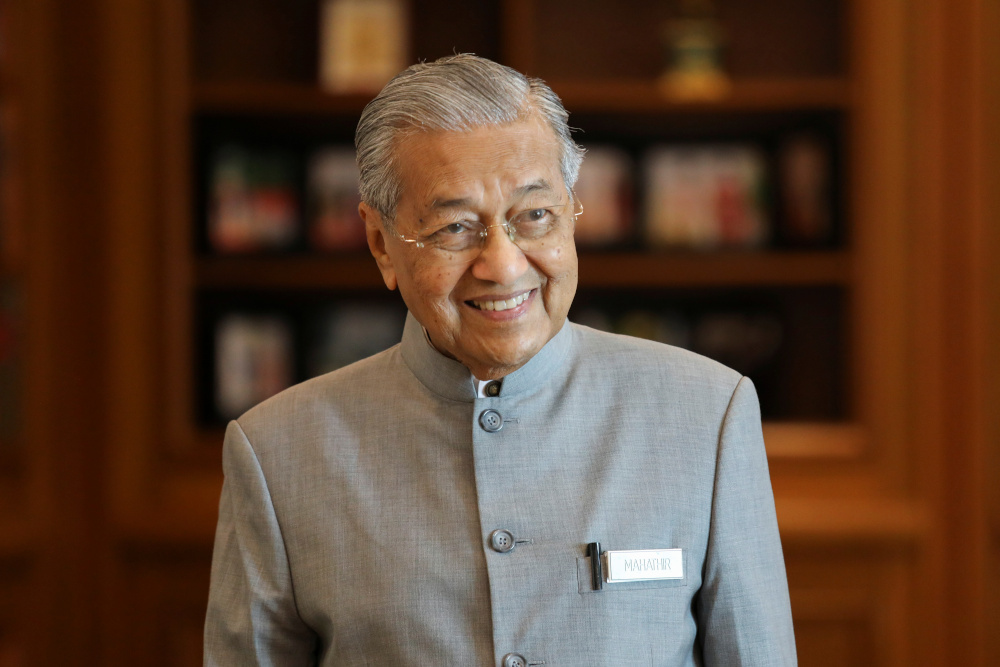 Malaysiau00e2u20acu2122s Prime Minister Tun Dr Mahathir Mohamad reacts during an interview with Reuters in Putrajaya December 10, 2019. u00e2u20acu201d Reuters pic