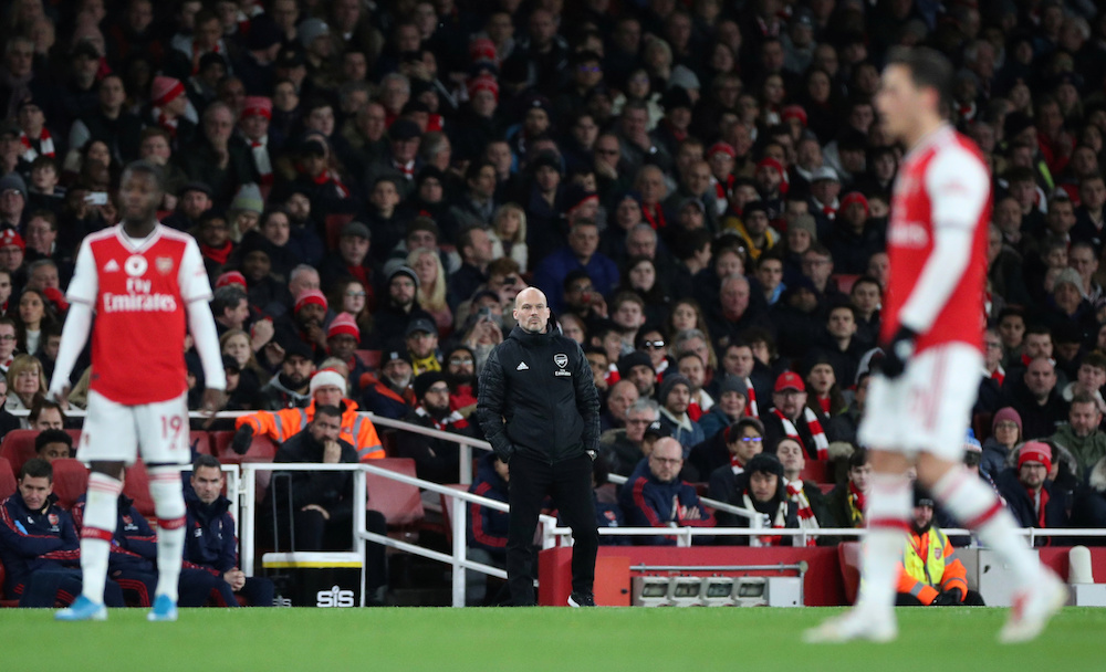 Arsenal interim manager Freddie Ljungberg is seen during the Premier League with Manchester City at Emirates Stadium in London December 15, 2019. u00e2u20acu201d Reuters pic