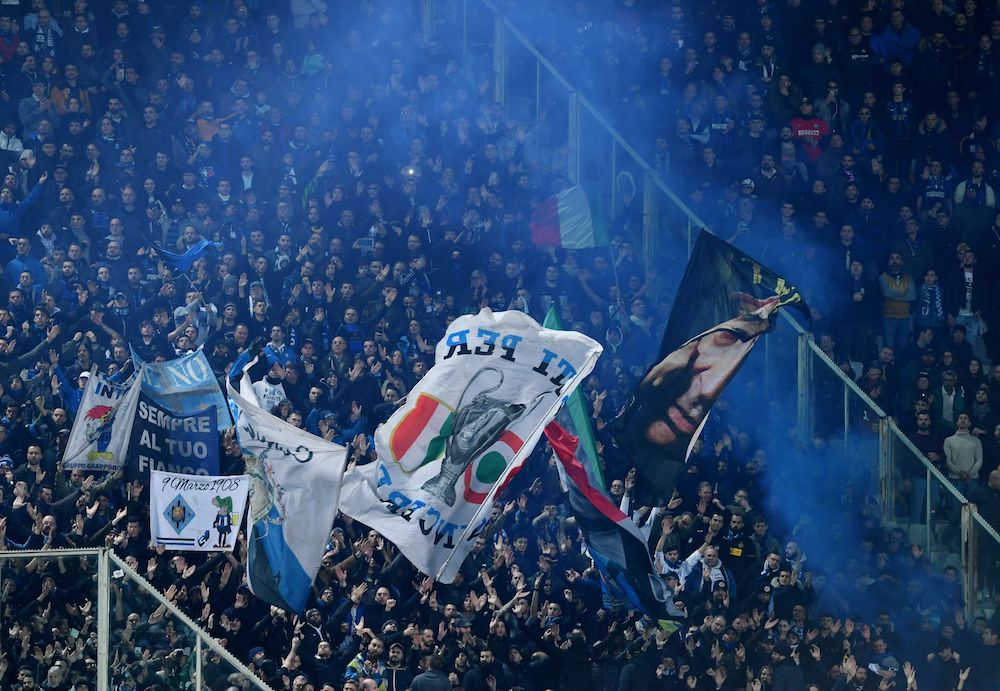 Inter Milan fans are seen during the Serie A match with Fiorentina at Stadio Artemio Franchi in Florence December 15, 2019. u00e2u20acu201d Reuters pic