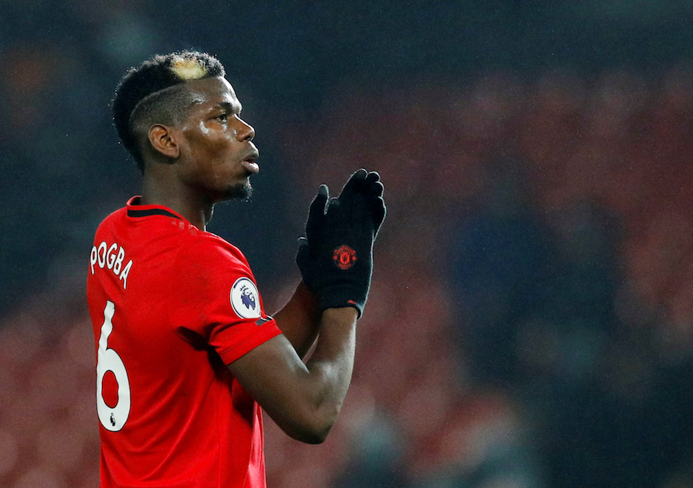Manchester Unitedu00e2u20acu2122s Paul Pogba applauds fans after the Premier League match with Newcastle United at Old Trafford in Manchester December 26, 2019. u00e2u20acu201d Reuters pic
