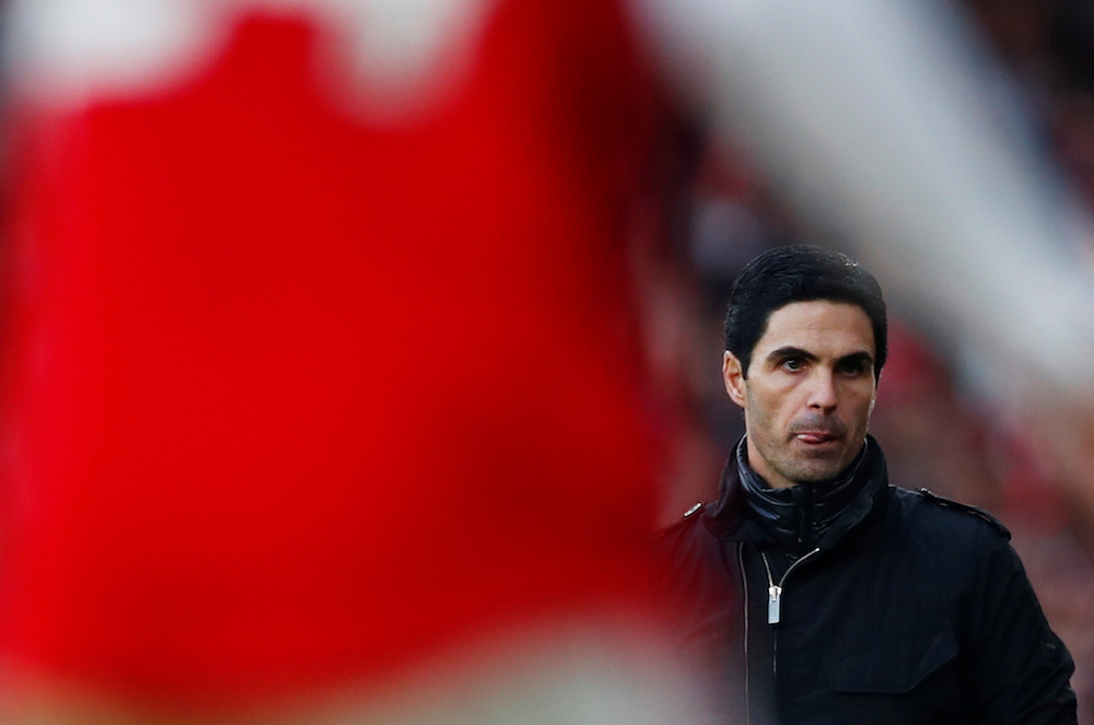 Arsenal manager Mikel Arteta reacts during the Premier League match with Chelsea at Emirates Stadium in London December 29, 2019. u00e2u20acu201d Reuters pic