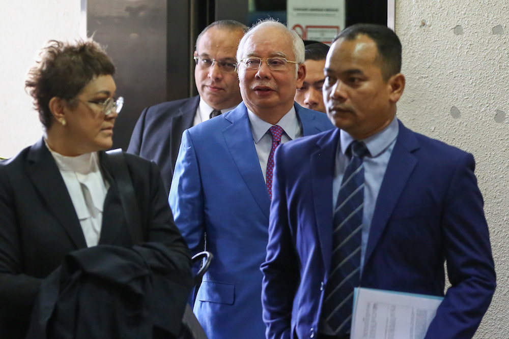 Former prime minister Datuk Seri Najib Razak arrives at the Kuala Lumpur Courts Complex December 3, 2019. u00e2u20acu201d Picture by Yusof Mat Isa