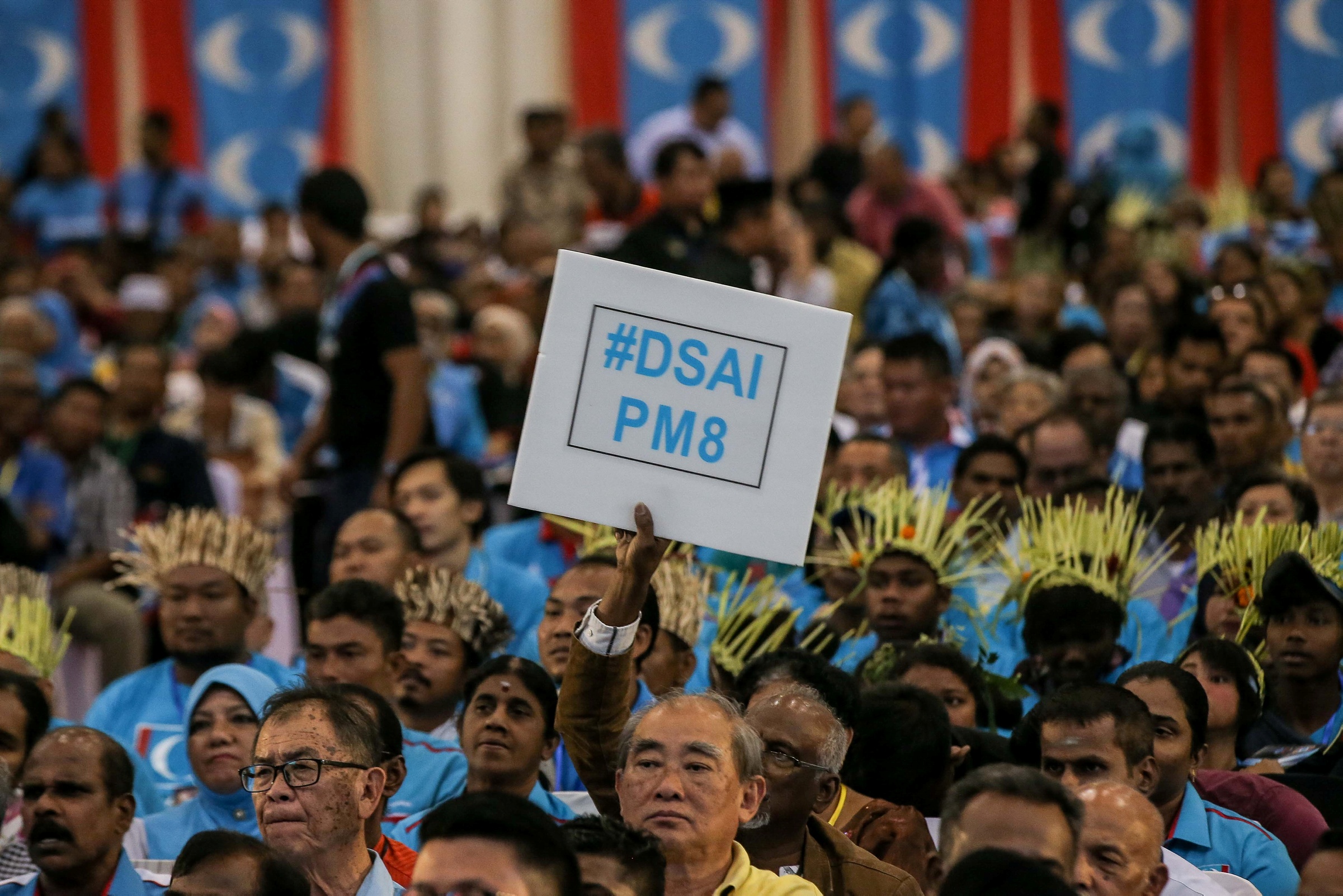 Perak PKR members and supporters attend the state party’s convention in Kuala Kangsar December 3, 2019. — Picture by Farhan Najib