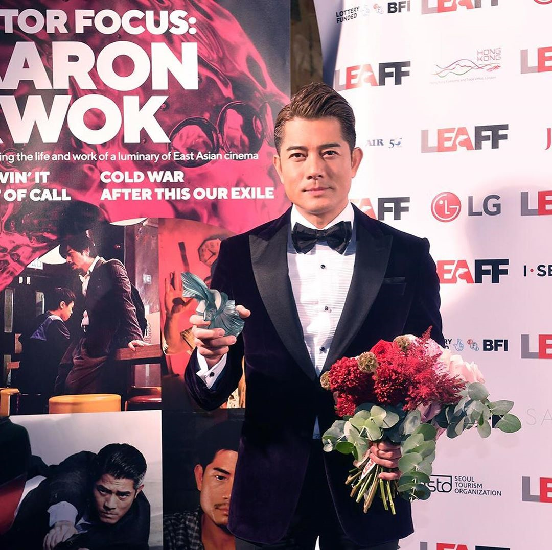 Hong Kong heartrob Aaron Kwok has denied paying his wife to try for a son. The couple has two daughters from their 2017 marriage. u00e2u20acu201d Picture via Instagram/ aaronkwokxx