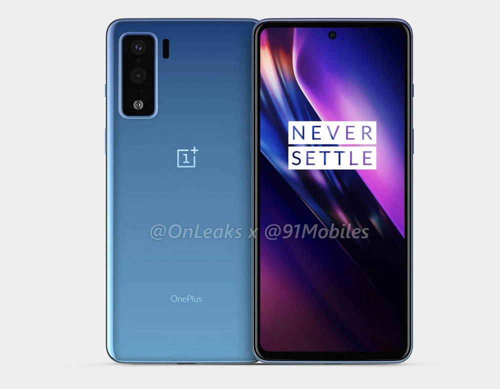 Based on renders provided by onleaks, the OnePlus 8 Lite will feature a punch-hole display thatu00e2u20acu2122s estimated to be somewhere between 6.4u00e2u20acu00b3 to 6.5u00e2u20acu00b3 in size. u00e2u20acu201d Picture by onleaks via SoyaCincau