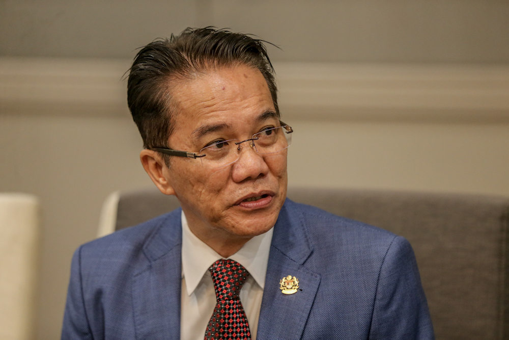 Minister in the Prime Minister's Department Datuk Liew Vui Keong speaks to reporters during the Human Rights Day Forum in Kuala Lumpur December 10, 2019. u00e2u20acu201d Picture by Firdaus Latif