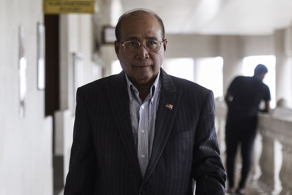Datuk Seri Wan Ahmad Wan Omar is seen at the Kuala Lumpur High Court December 10, 2019. u00e2u20acu201d Picture by Miera Zulyana