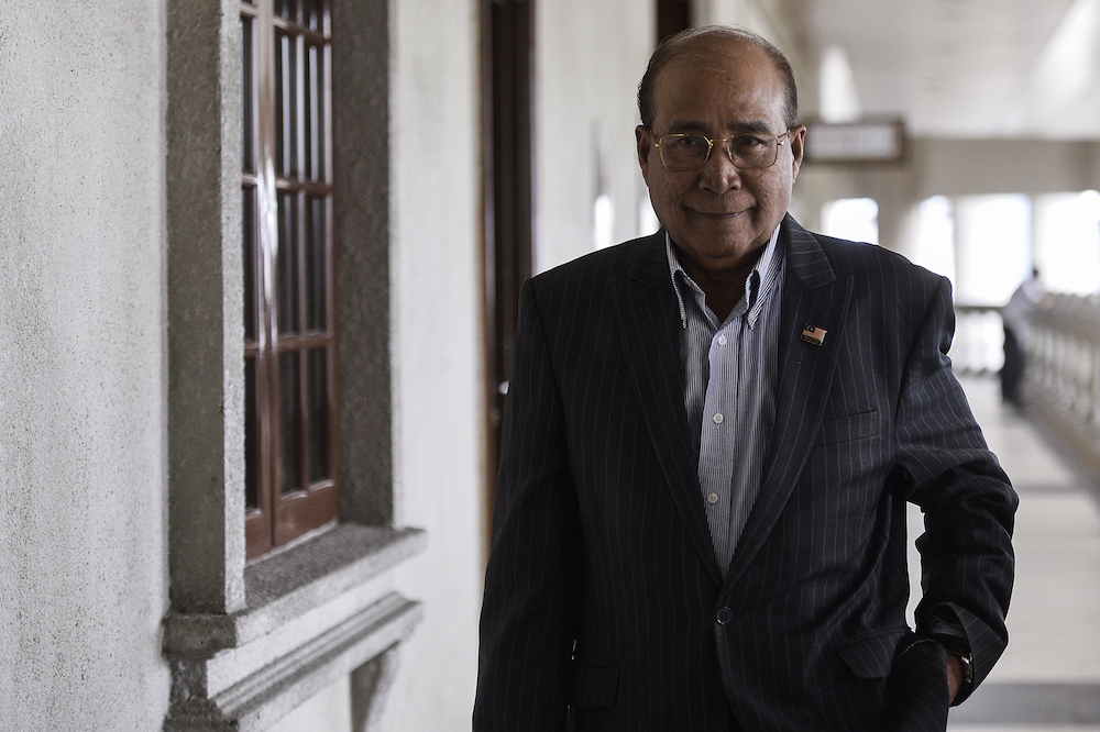 Datuk Seri Wan Ahmad Wan Omar is seen at the Kuala Lumpur High Court December 10, 2019. — Picture by Miera Zulyana