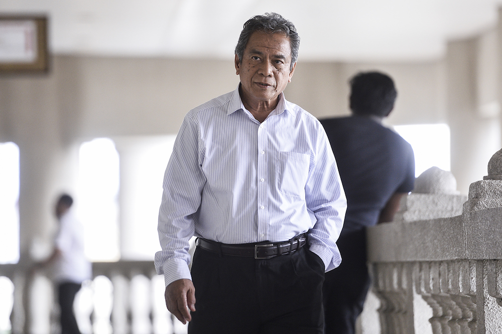 Jasni Majid is seen at the Kuala Lumpur High Court December 10, 2019. — Picture by Miera Zulyana