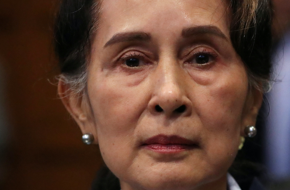 Myanmar's leader Aung San Suu Kyi attends a hearing at the International Court of Justice (ICJ) in The Hague, Netherlands December 11, 2019. u00e2u20acu201d Reuters pic