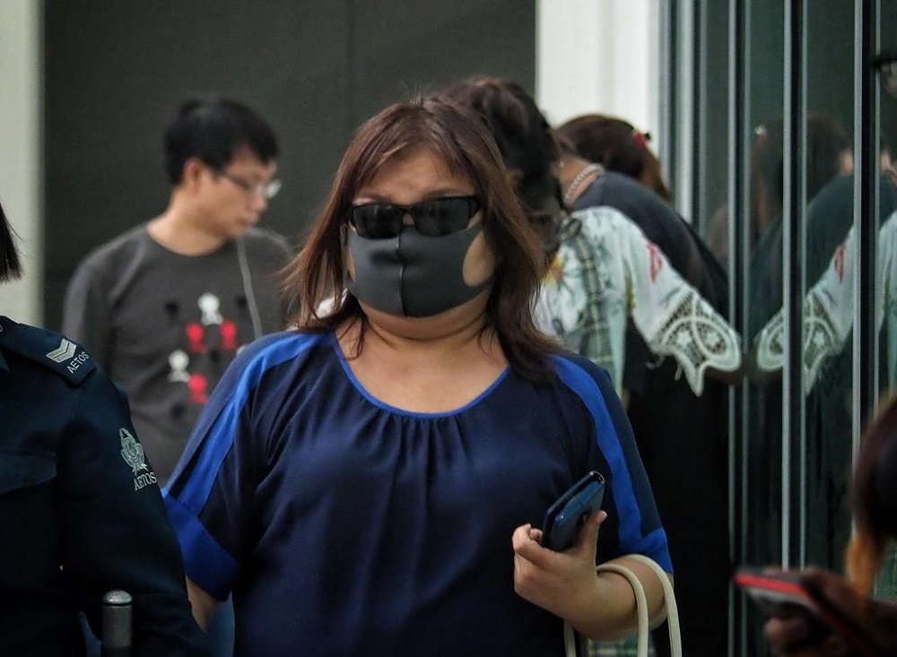 Property agent Bibianna Lim Poh Suan was sentenced to 12 weeksu00e2u20acu2122 jail and a fine of S$800 in a district court after being found guilty of assaulting her father and domestic helper, and committing a rash act against her brother. u00e2u20acu201d TODAY pic
