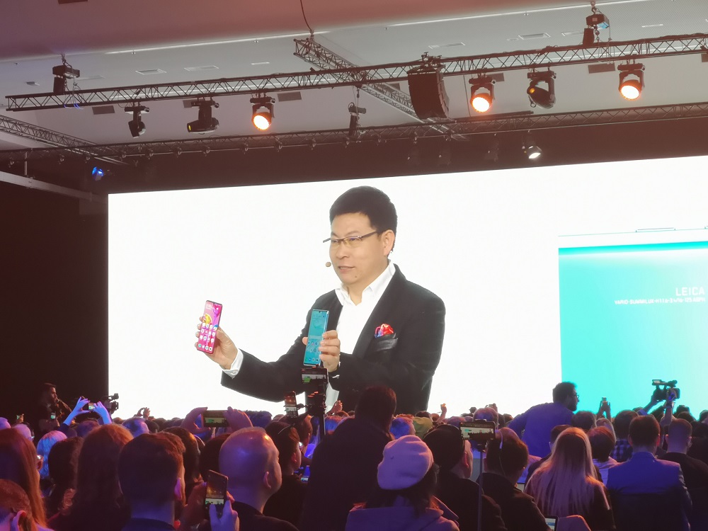 Huaweiu00e2u20acu2122s consumer business CEO Richard Yu already unveiled the Huawei P30 and P30 Pro in Paris in 2019. u00e2u20acu201d AFP pic