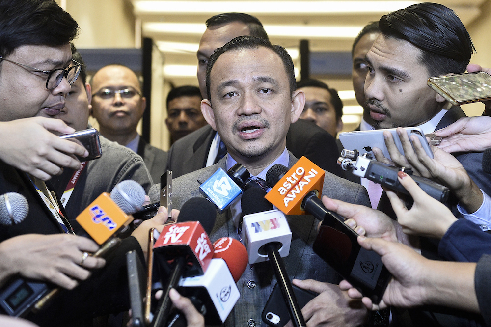 Education Minister Maszlee Malik speaks to reporters on the second day of the Kuala Lumpur Summit 2019 December 20, 2019. u00e2u20acu201d Picture by Miera Zulyana