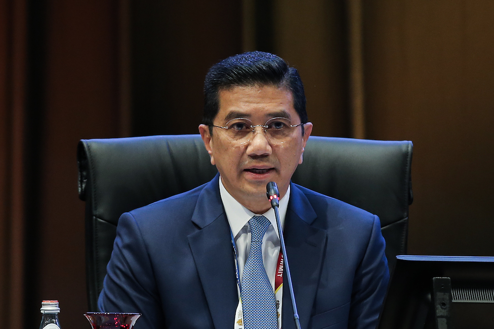 Economic Affairs Minister Datuk Seri Azmin Ali speaks during Redistribution of Wealth-Shared Prosperity session at the Kuala Lumpur Summit 2019 December 20, 2019. u00e2u20acu201d Picture by Miera Zulyana