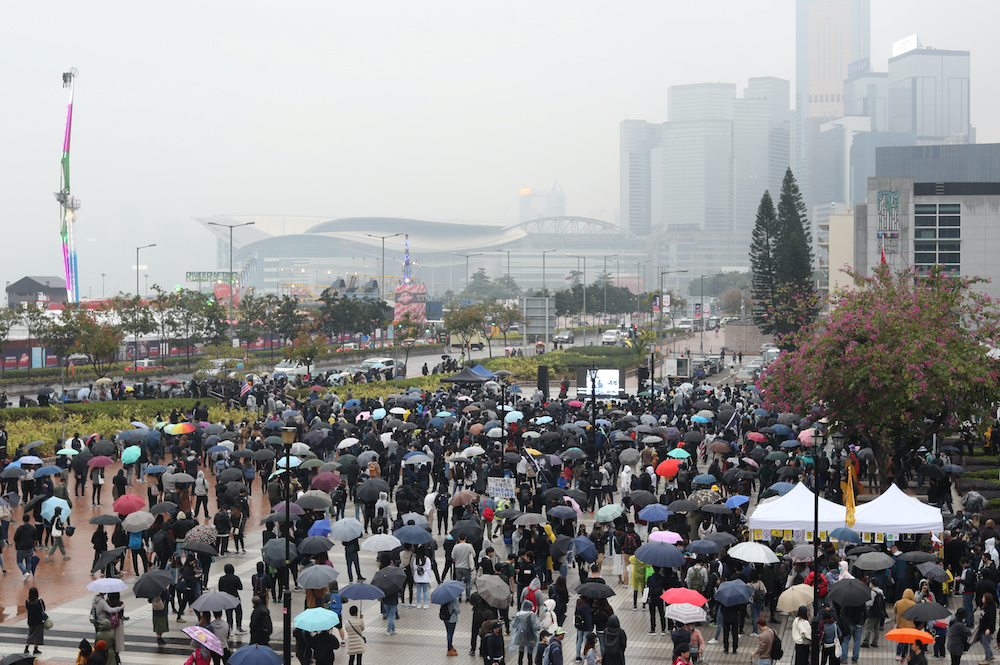 People attend an anti-government rally at Edinburgh Place in Hong Kong, China, December 29, 2019. u00e2u20acu201d Reuters pic