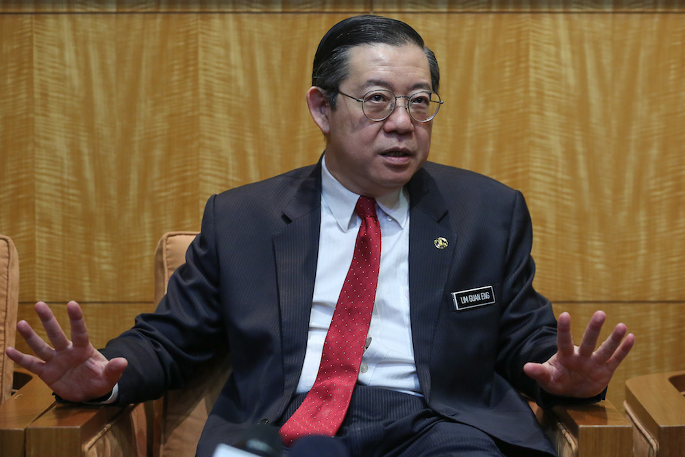 Finance Minister Lim Guan Eng speaks during a news conference in Putrajaya December 30, 2019. u00e2u20acu201d Picture by Yusof Mat Isa