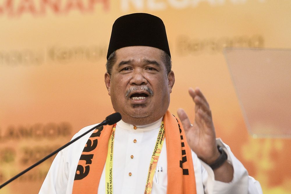 Amanah president Mohamad Sabu speaks during the 2019 Parti Amanah Negara National Convention in Shah Alam on December 6, 2019. u00e2u20acu2022 Picture by Miera Zulyana