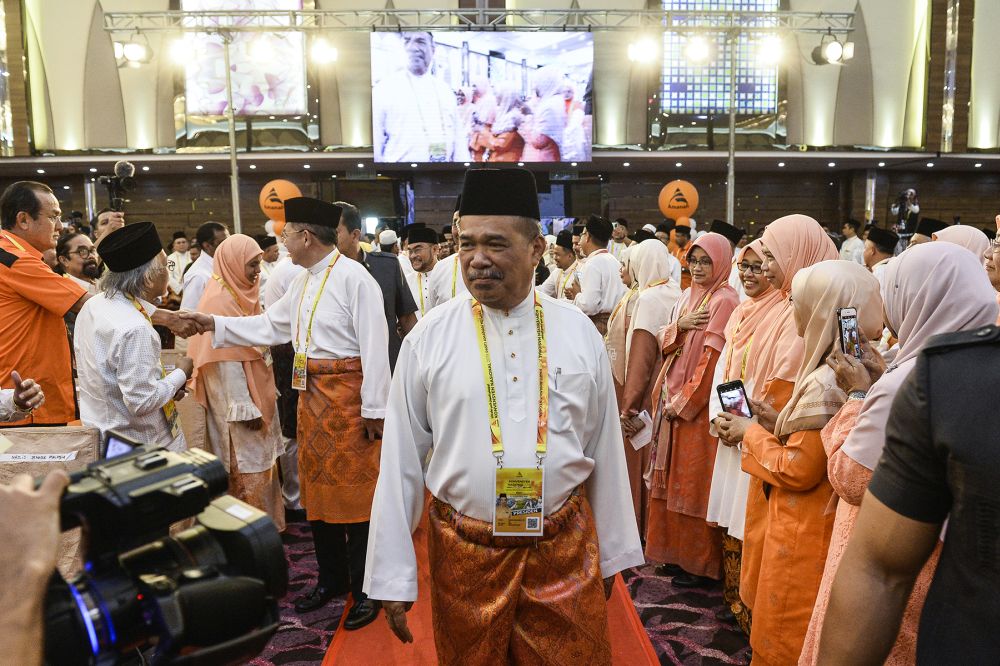 Amanah president Mohamad Sabu attends the 2019 Parti Amanah Negara National Convention in Shah Alam on December 6, 2019. u00e2u20acu2022 Picture by Miera Zulyana