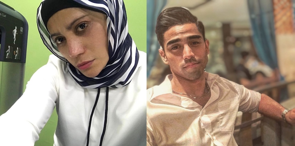 The 19-year age gap between the couple stunned social media users when they first went public with their relationship. — Picture from Instagram/a_aidaproduction and Instagram/ariffaziz7