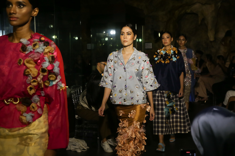 Adila Long also presented 18 Luxe garments as part of her collection. — Picture by Choo Choy May