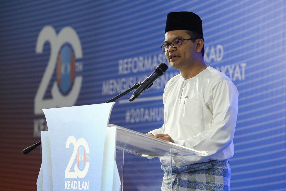 PKR Youth chief Akmal Nasrullah Md Nasir speaks during the 2019 PKR Youth Congress at the Melaka International Trade Centre December 6, 2019. u00e2u20acu2022 Picture by Yusof Mat Isa