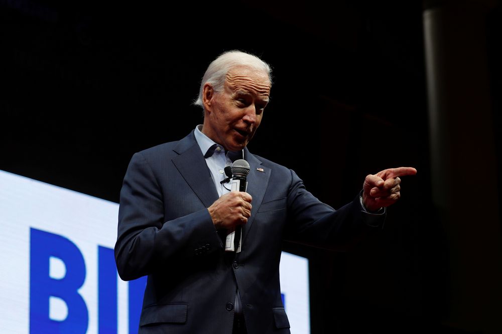 Democratic 2020 US presidential candidate and former US Vice President Joe Biden speaks during the Teamsters Vote 2020 Presidential Forum in Cedar Rapids, Iowa, December 7, 2019. u00e2u20acu201d Reuters pic