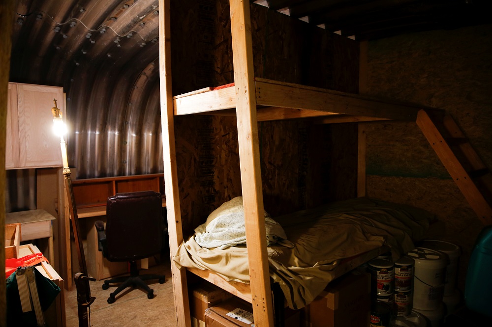 The interior of an underground bunker at a survival camp called Fortitude Ranch in southern Colorado December 9, 2019. — Reuters pic